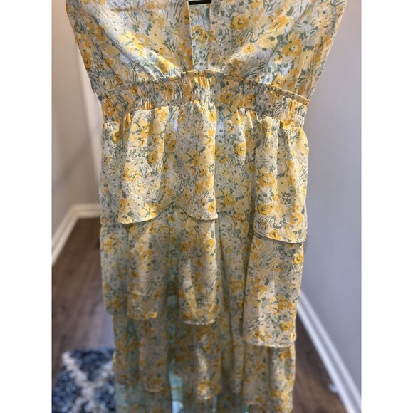 Floral Halter Maxi Dress- Large - Picture 2 of 9